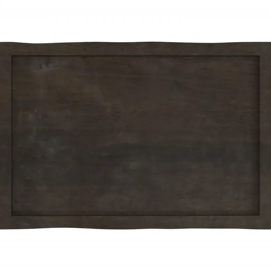 vidaXL - Tafelblad - Bruin - Eikenhout - 80 x 50 x 4 cm
