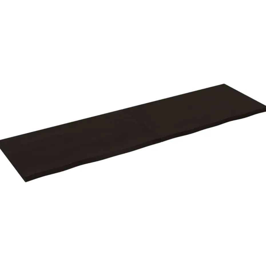 vidaXL - Tafelblad - Bruin - Hout - 220 x 60 x 4 cm