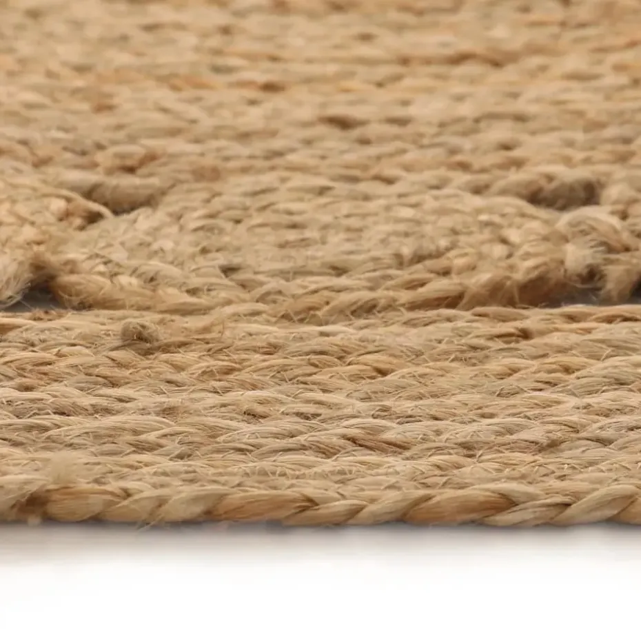 vidaXL - Tapijt - Beige - Jute - 90 cm