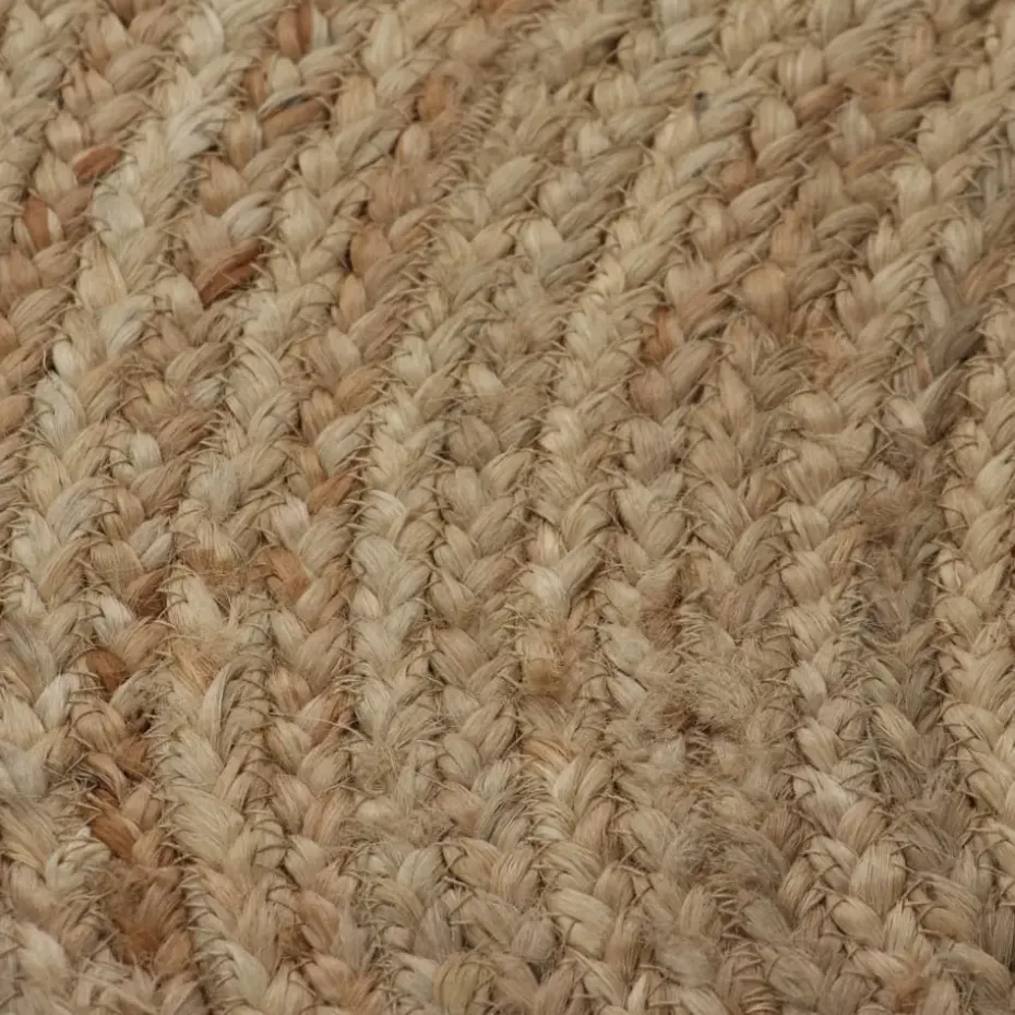 vidaXL - Tapijt - Beige - Jute - 120 cm