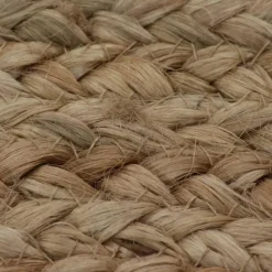 vidaXL - Tapijt - Beige - Jute - 120 cm