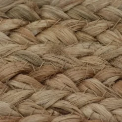 vidaXL - Tapijt - Beige - Jute - 150 cm