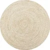vidaXL - Tapijt - Wit - Jute