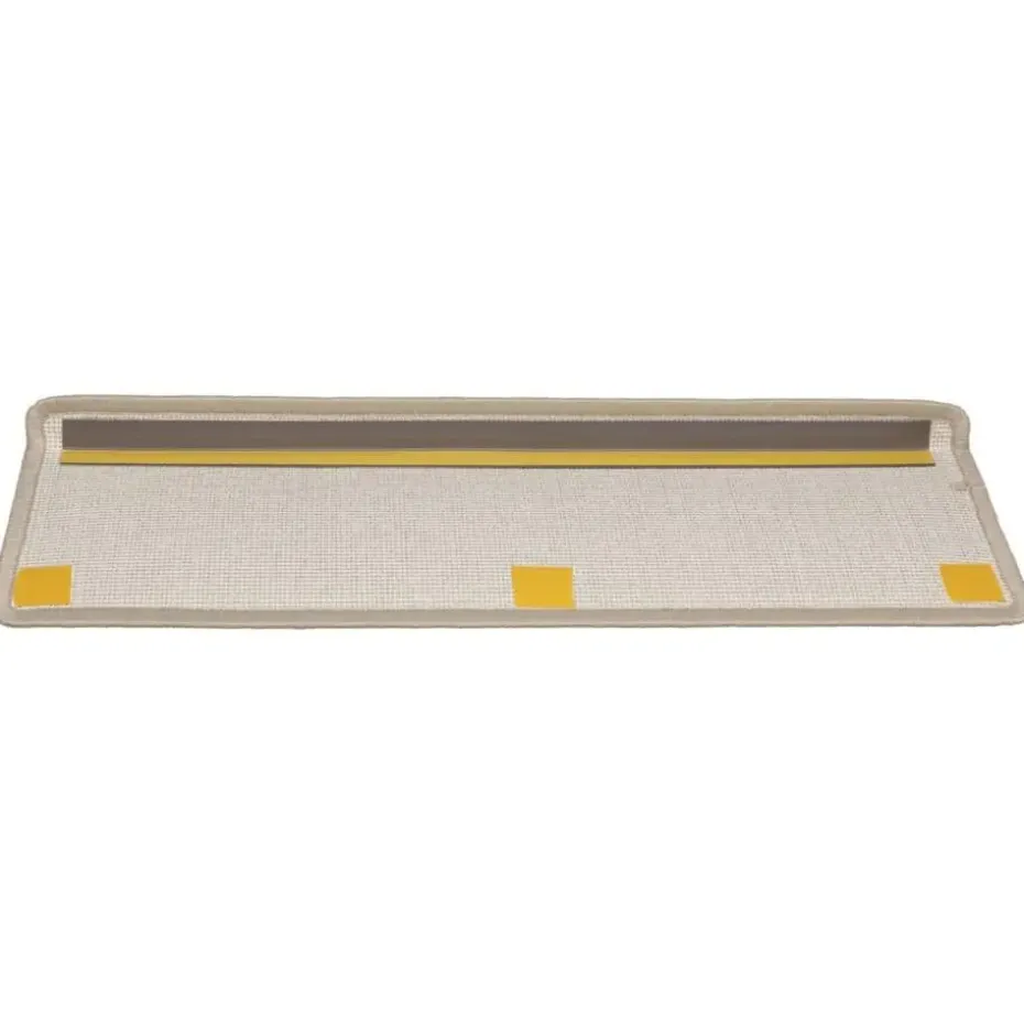 vidaXL - Tapijt Traptrede - Taupe - Polypropyleen