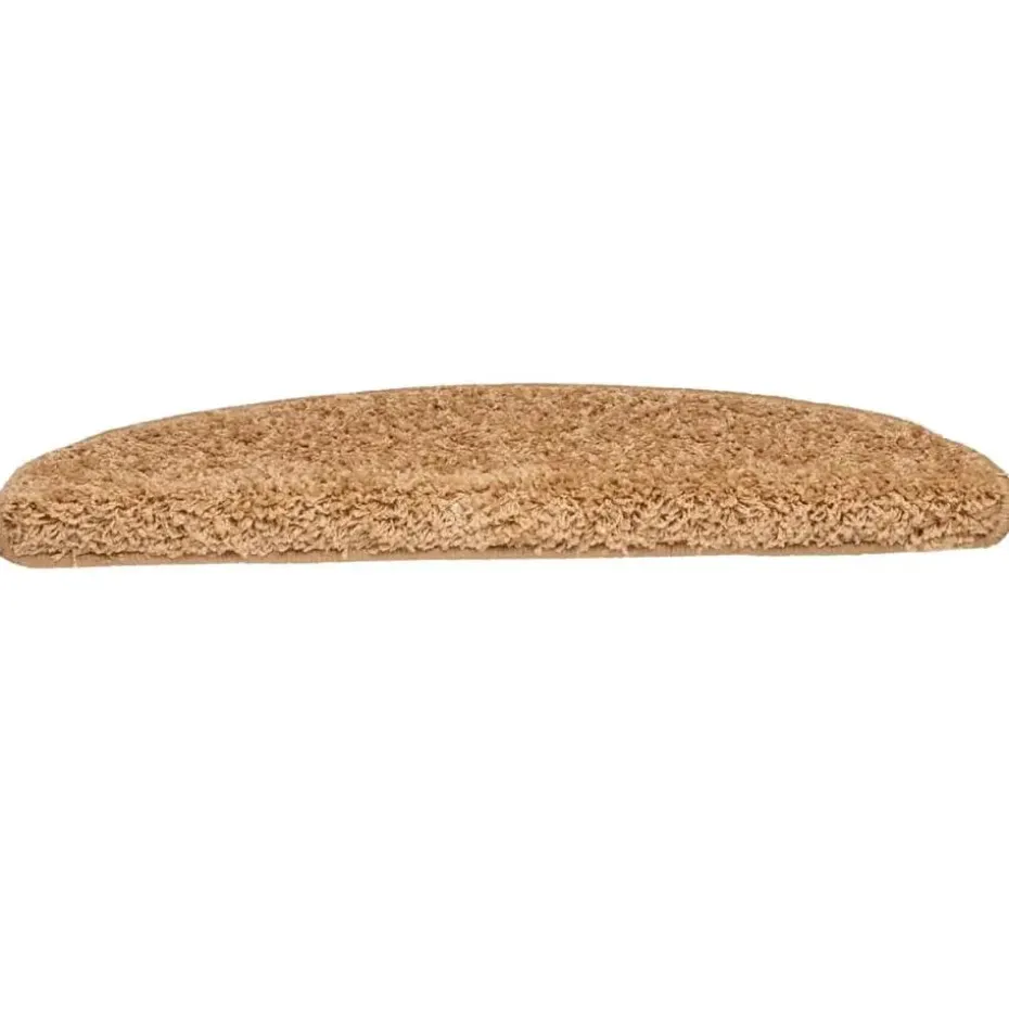 vidaXL - Tapijt Traptrede - Beige - Polypropyleen