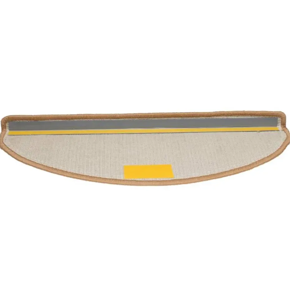 vidaXL - Tapijt Traptrede - Beige - Polypropyleen