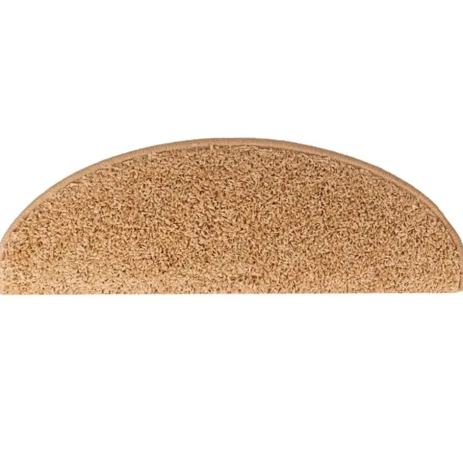 vidaXL - Tapijt Traptrede - Beige - Polypropyleen