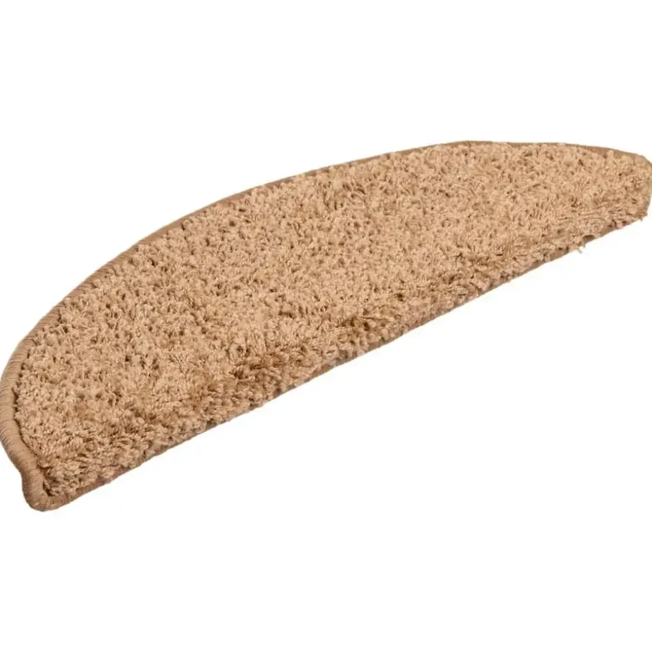 vidaXL - Tapijt Traptrede - Beige - Polypropyleen
