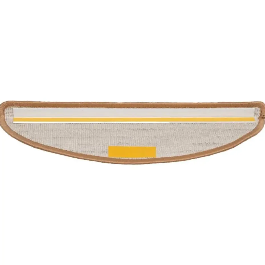 vidaXL - Tapijt Traptrede - Beige - Polypropyleen
