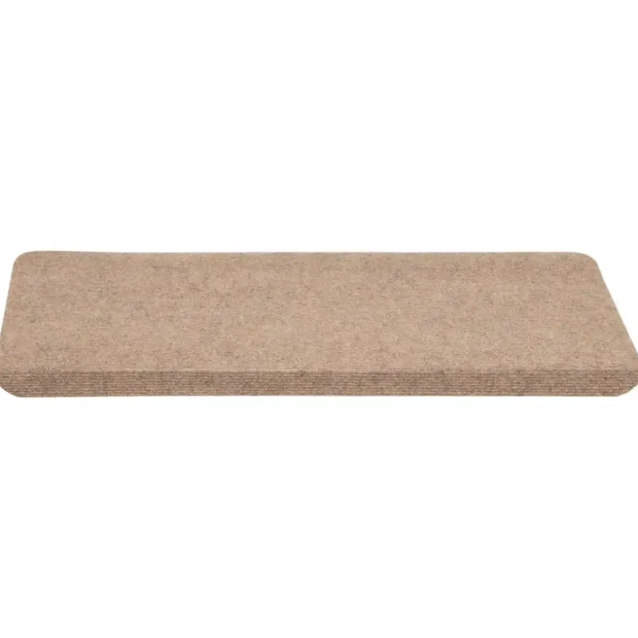 vidaXL - Trapmat - Beige - Stof - 65 x 24.5 x 3.5 cm - 15 stuks