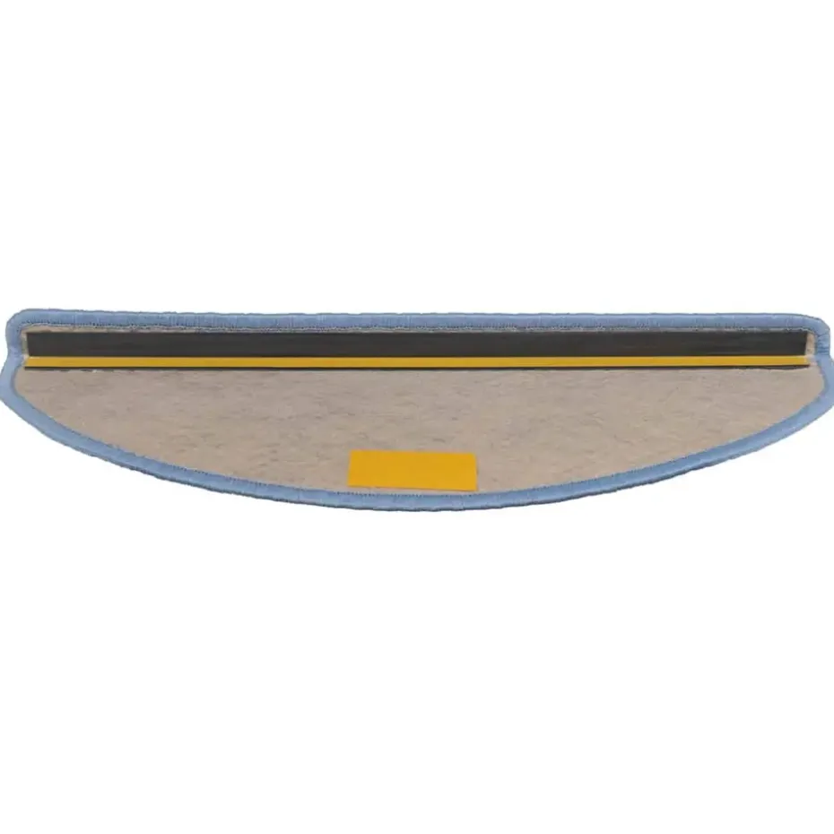 vidaXL - Trapmat - Blauw - Stof - 65 x 21 x 4 cm - 15 stuks