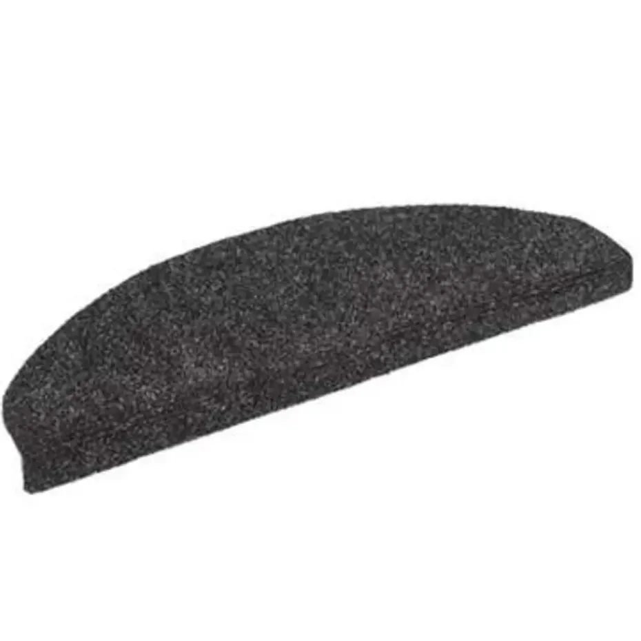 vidaXL - Trapmat - Grijs - Polypropyleen - 65 x 21 x 4 cm - 15 stuks