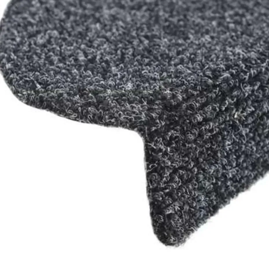 vidaXL - Trapmat - Grijs - Polypropyleen - 65 x 21 x 4 cm - 15 stuks