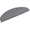vidaXL - Trapmat - Grijs - Polypropyleen - 65 x 21 x 4 cm - 15 stuks
