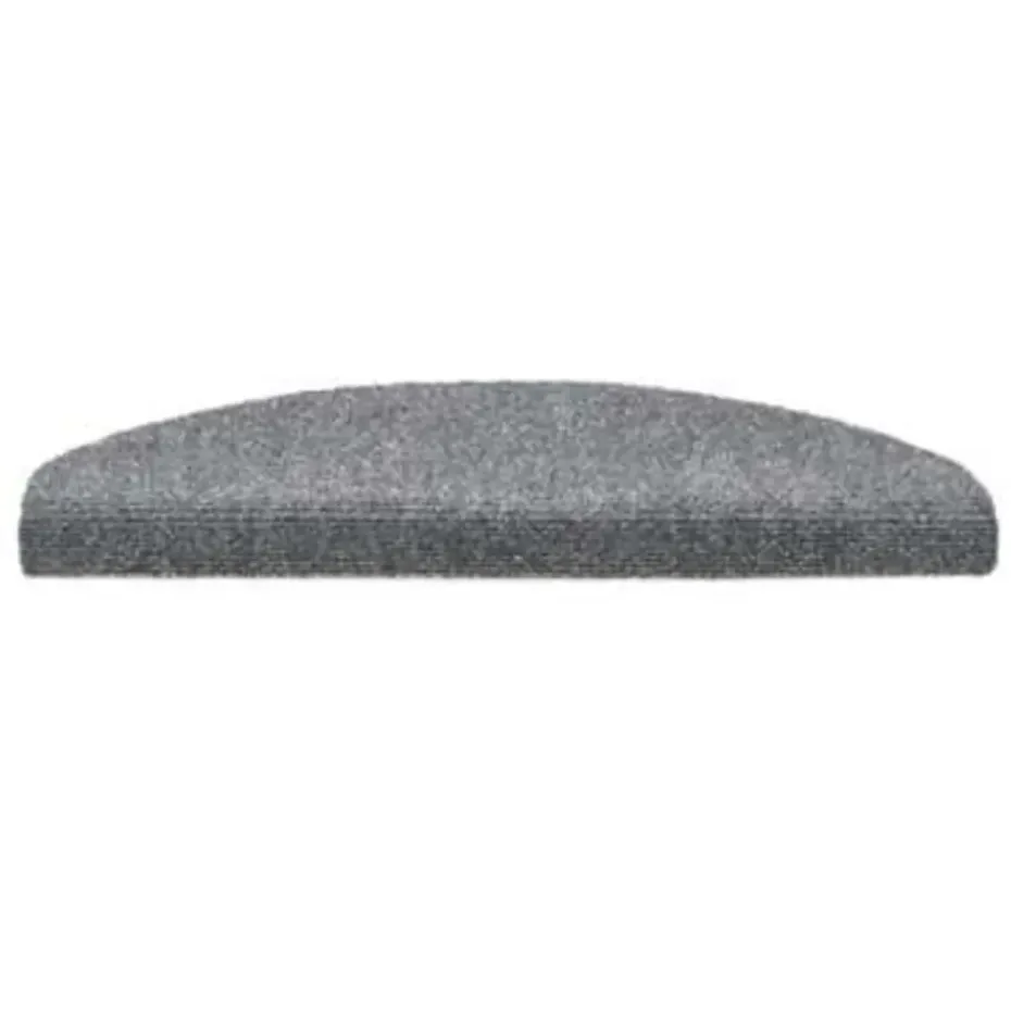 vidaXL - Trapmat - Grijs - Polypropyleen - 65 x 21 x 4 cm - 15 stuks