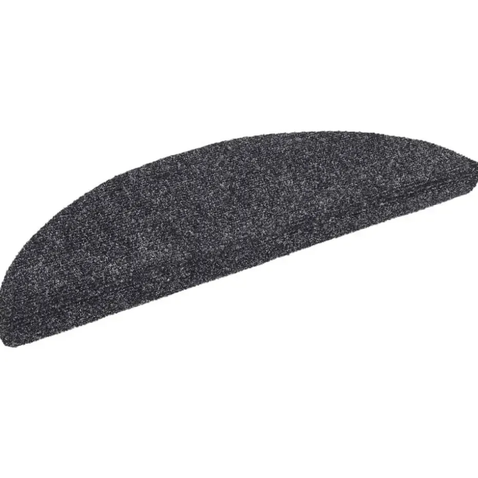 vidaXL - Trapmat - Grijs - Polypropyleen - 56 x 17 x 3 cm - 15 stuks