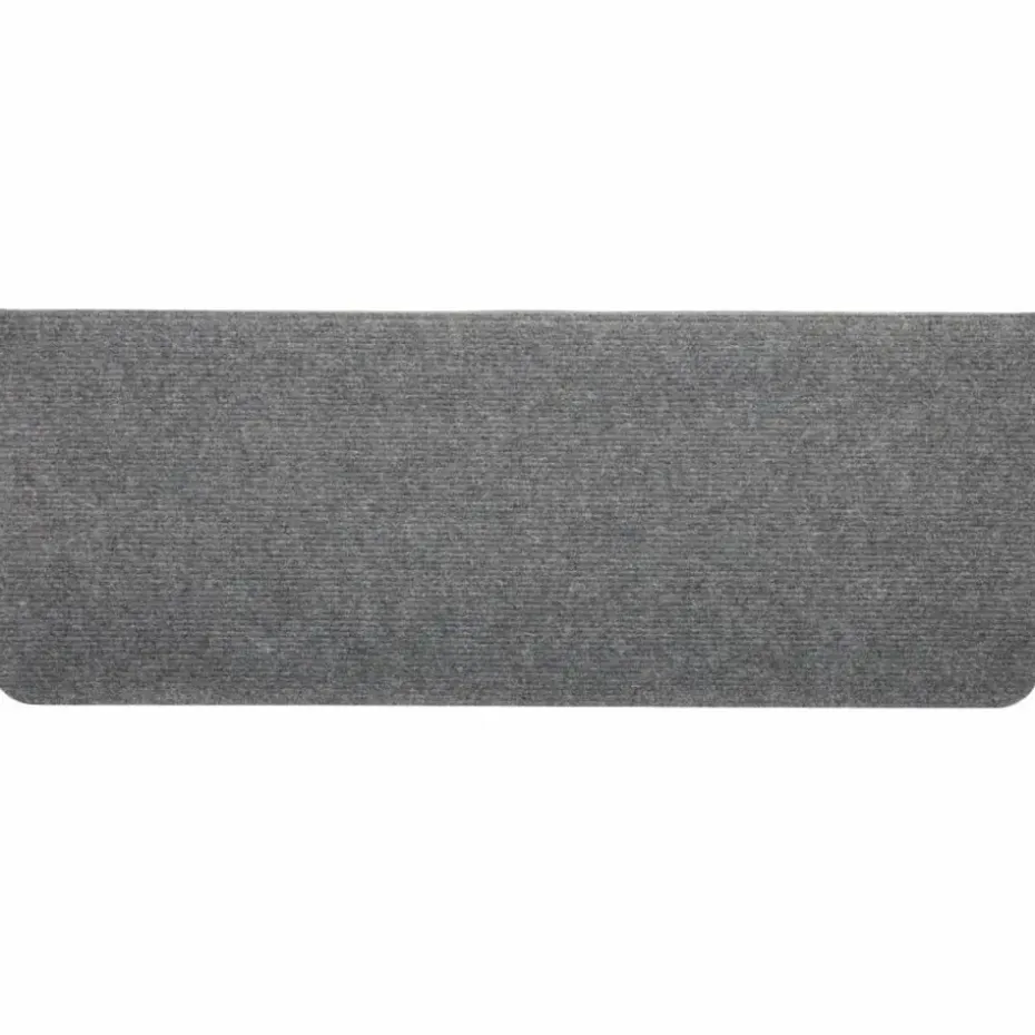 vidaXL - Trapmat - Grijs - Stof - 65 x 24.5 x 3.5 cm - 15 stuks