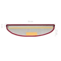 vidaXL - Trapmat - Rood - Polypropyleen