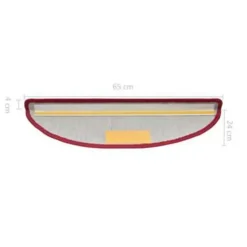 vidaXL - Trapmat - Rood - Polypropyleen