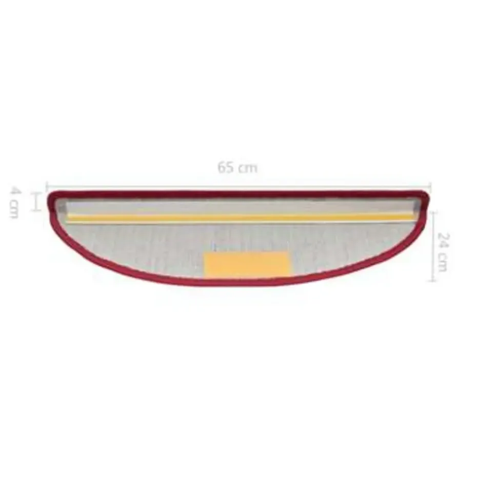 vidaXL - Trapmat - Rood - Polypropyleen