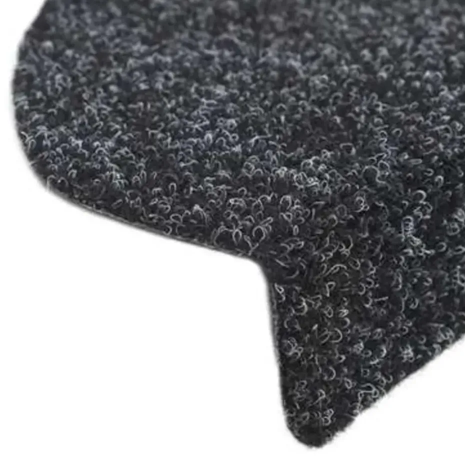 vidaXL - Trapmat - Zwart - Polypropyleen - 65 x 21 x 4 cm - 15 stuks
