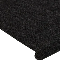 vidaXL - Trapmat - Zwart - Stof - 65 x 24.5 x 3.5 cm - 15 stuks