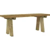 vidaXL - Tuinbank - Bruin - Grenenhout - 110 x 38 x 45 cm