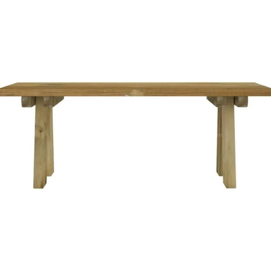 vidaXL - Tuinbank - Bruin - Grenenhout - 110 x 38 x 45 cm