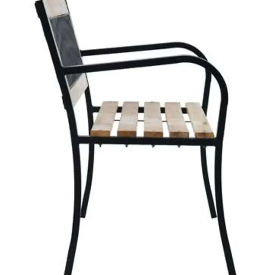 vidaXL - Tuinbank - Bruin - Hout - 120 x 53 x 77 cm