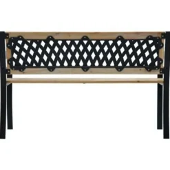 vidaXL - Tuinbank - Bruin - Hout - 120 x 53 x 77 cm