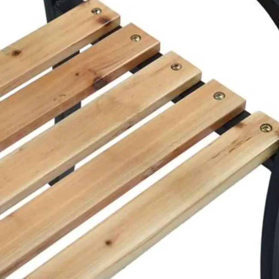 vidaXL - Tuinbank - Bruin - Hout - 120 x 53 x 77 cm