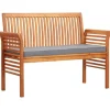 vidaXL - Tuinbank - Bruin - Hout - 120 cm