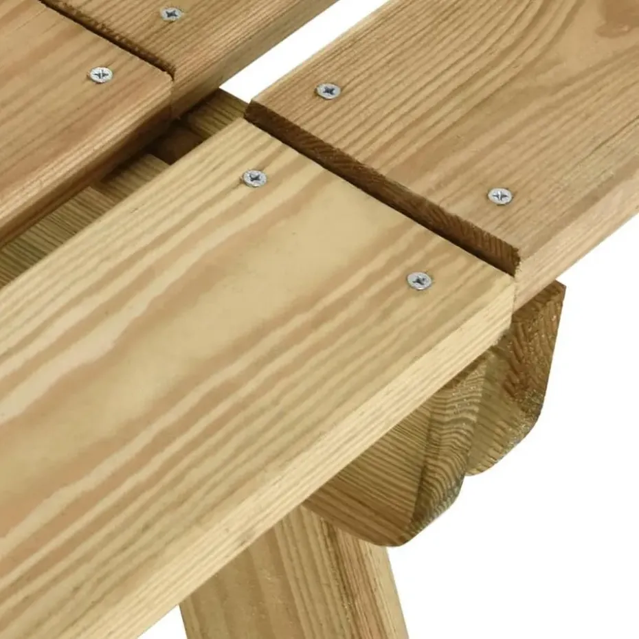 vidaXL - Tuinbank - Bruin - Grenenhout - 160 x 60 x 86 cm