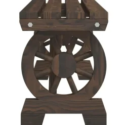 vidaXL - Tuinbank - Bruin - Hout - 115 cm