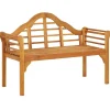 vidaXL - Tuinbank - Bruin - Acaciahout - 125 cm