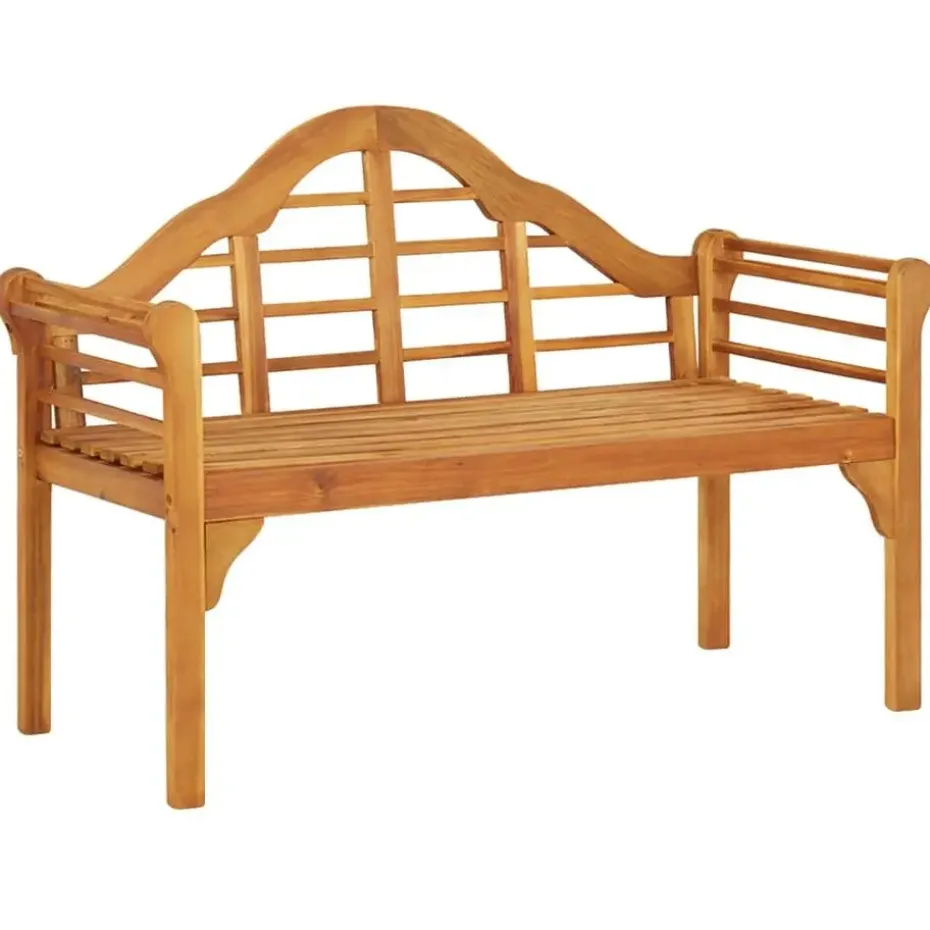 vidaXL - Tuinbank - Bruin - Acaciahout - 125 cm