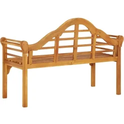 vidaXL - Tuinbank - Bruin - Acaciahout - 125 cm