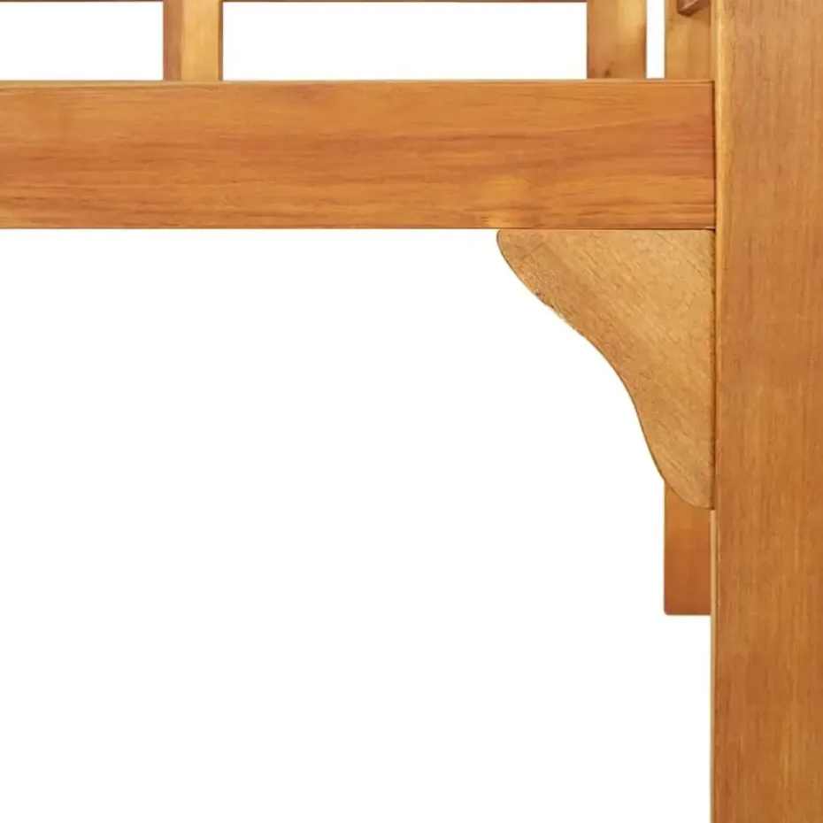 vidaXL - Tuinbank - Bruin - Acaciahout - 125 cm