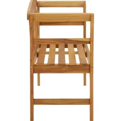 vidaXL - Tuinbank - Bruin - Acaciahout - 114 cm