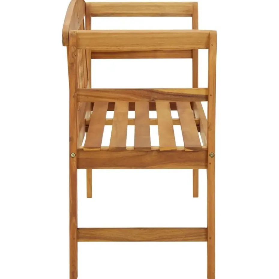 vidaXL - Tuinbank - Bruin - Acaciahout - 114 cm