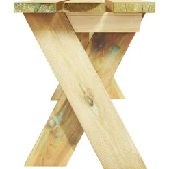vidaXL - Tuinbank - Grenenhout grenenhout - 110 cm