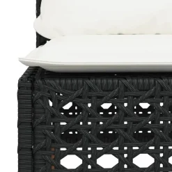 vidaXL - Tuinbank - Zwart - Poly rattan