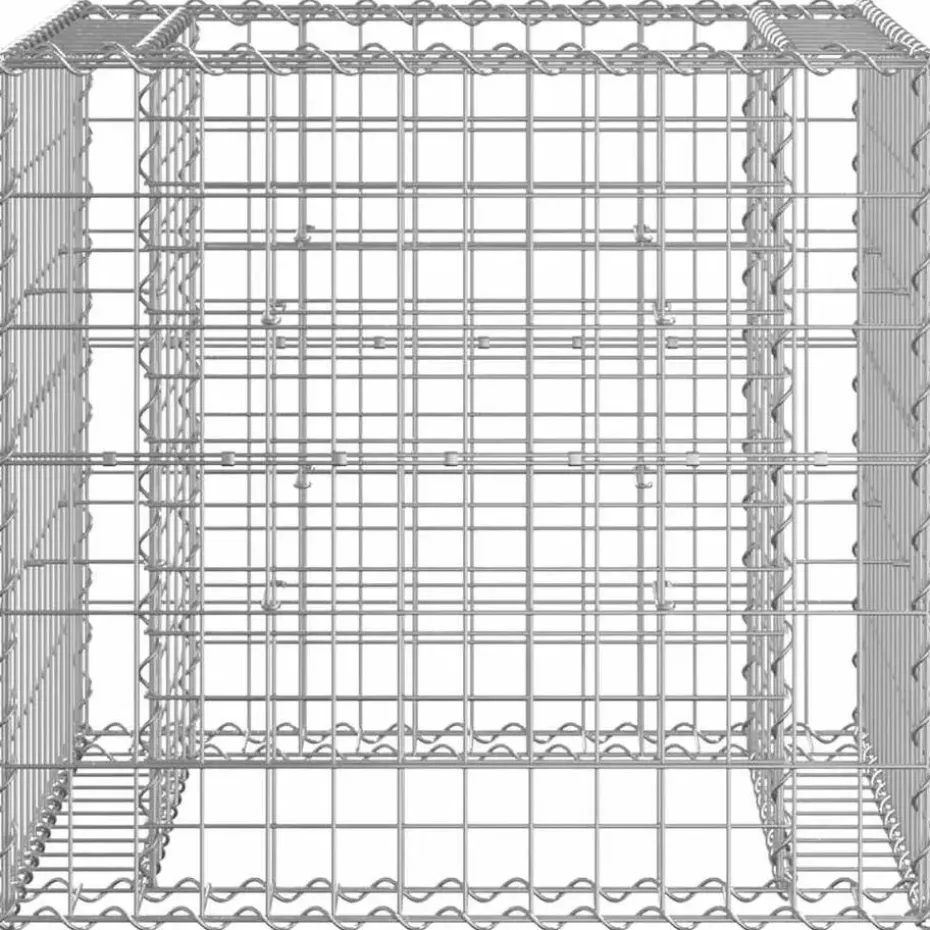 vidaXL - Tuinbank schanskorfontwerp - Massief grenenhout - 192x71x65,5 cm