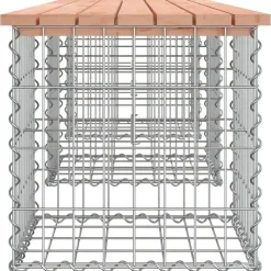 vidaXL - Tuinbank schanskorfontwerp - Massief douglashout - 203x44x42 cm
