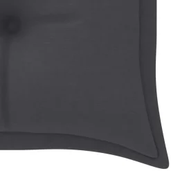 vidaXL - Tuinbank stapelbaar met antraciet kussen - Teakhout - 159x57.5x90 cm