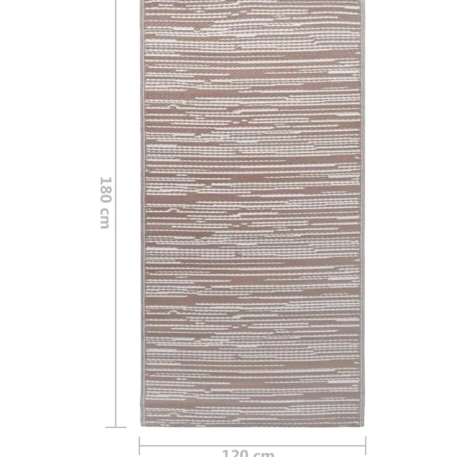 vidaXL - Tuinkleed - Bruin - Polyetheen - 120 x 180 cm