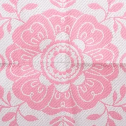 vidaXL - Tuinkleed - Roze - Polyetheen - 190 x 290 cm