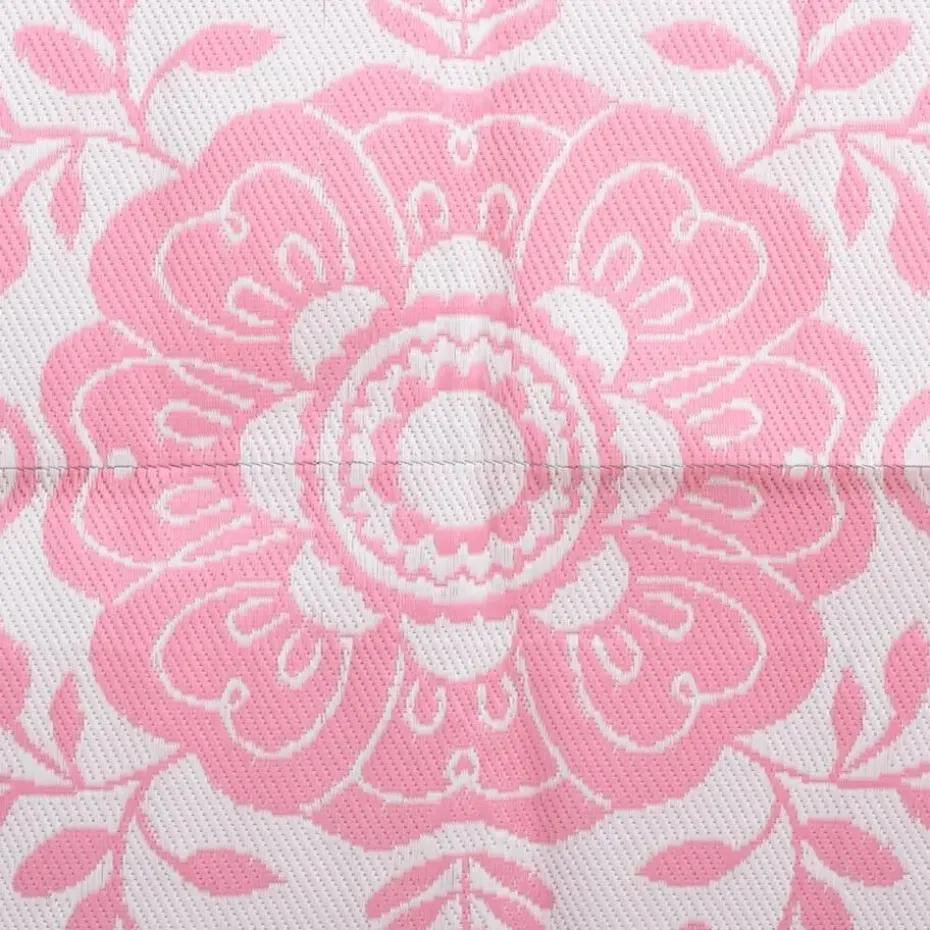 vidaXL - Tuinkleed - Roze - Polyetheen - 190 x 290 cm