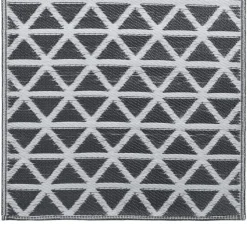 vidaXL - Tuinkleed - Zwart - Polyetheen - 190 x 290 cm