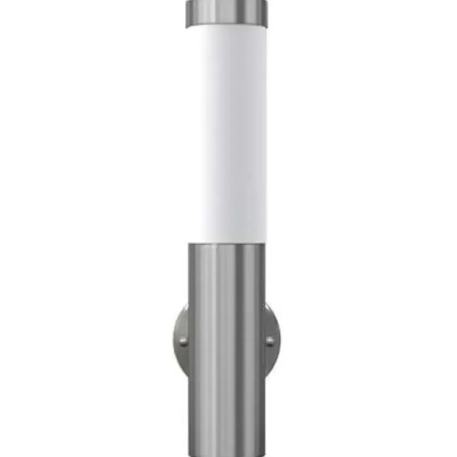 vidaXL - Tuinlamp - Zilver - Roestvrij staal